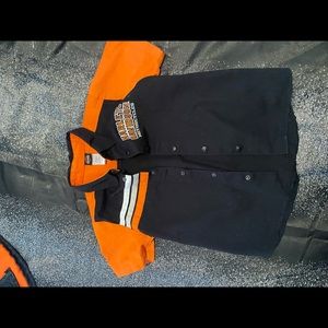 Harley Davidson youth size 6 button up